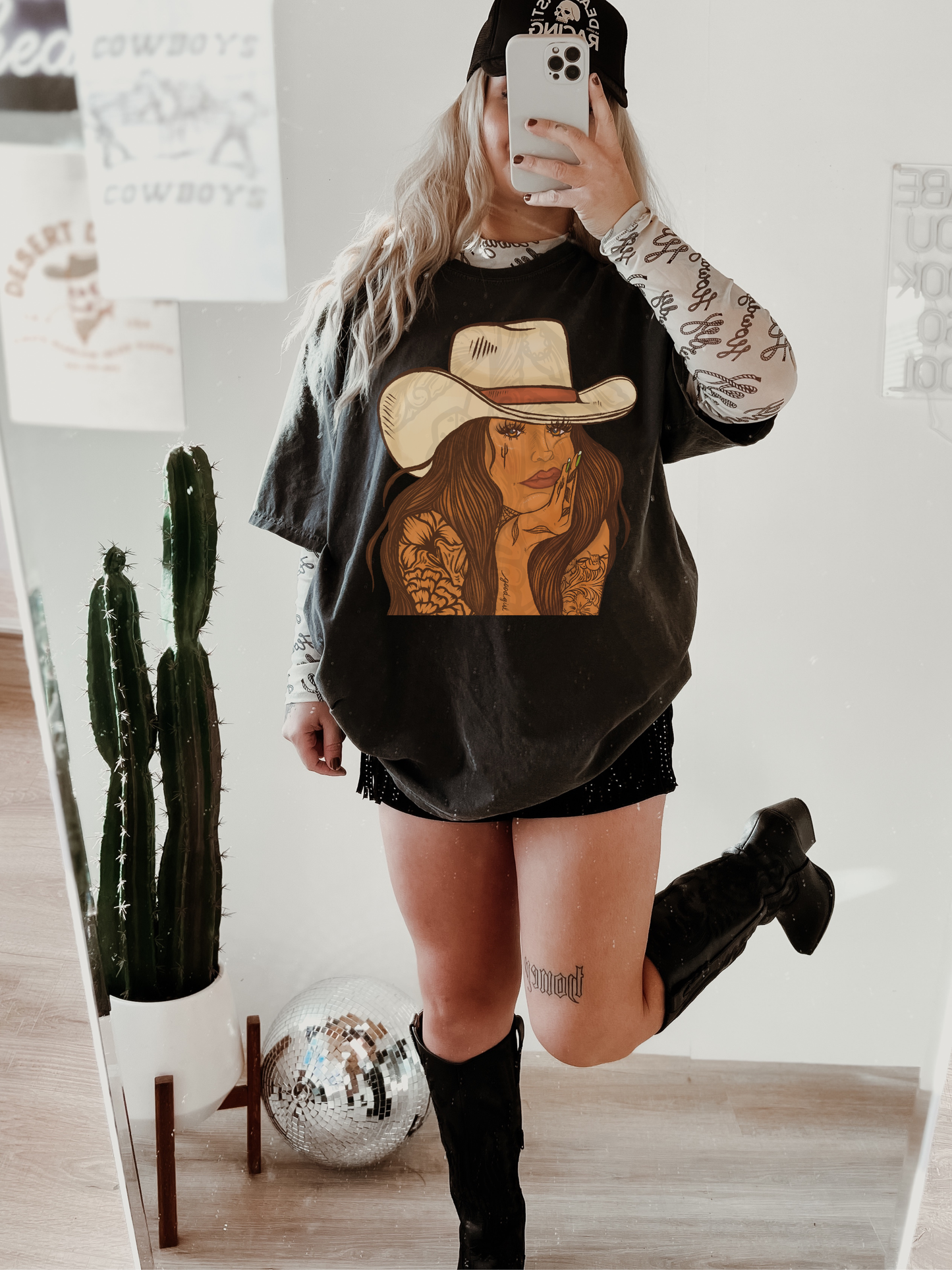 Waitin on a Cowboy Tee
