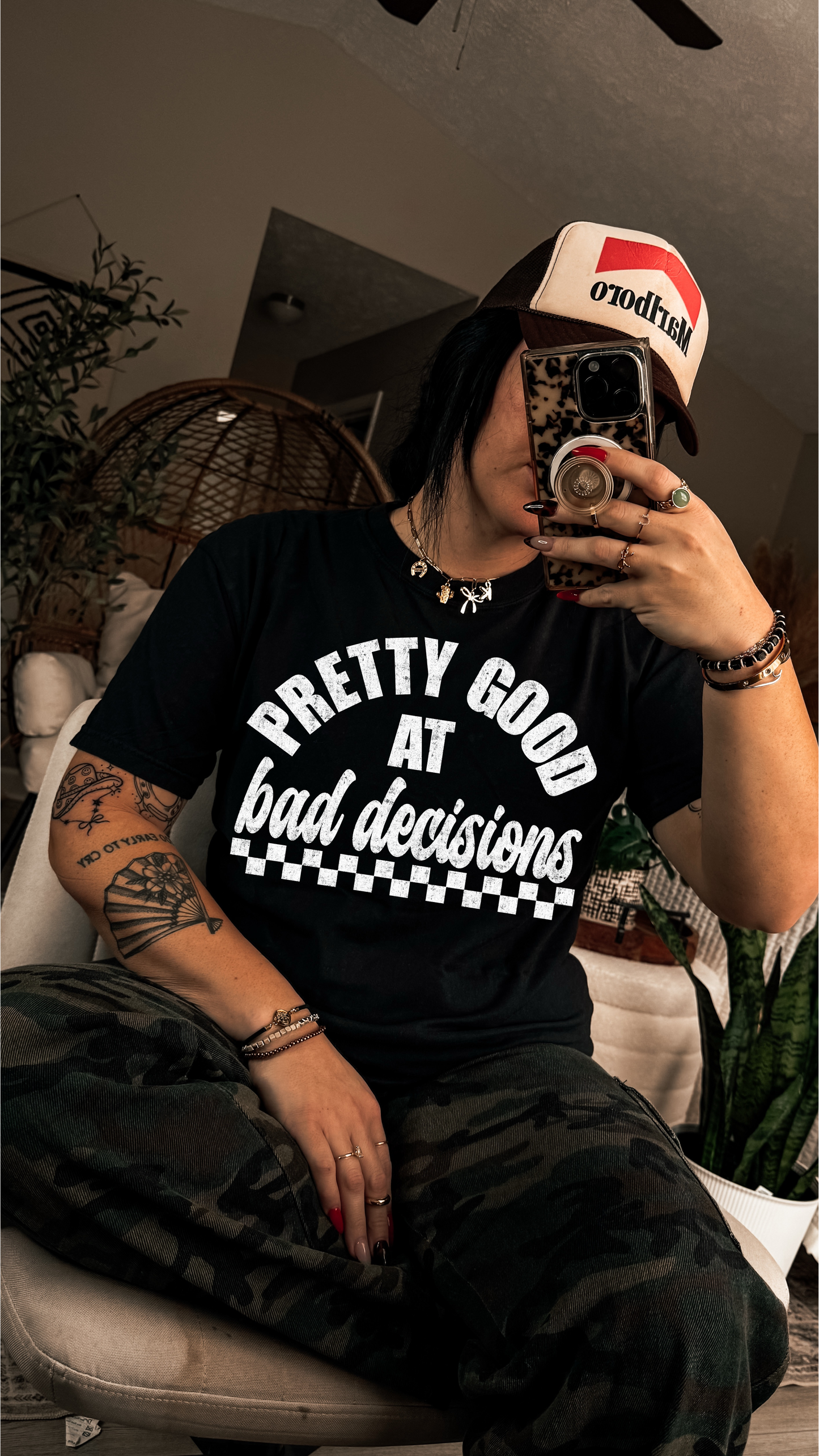 Pretty Good at Bad decisions tee