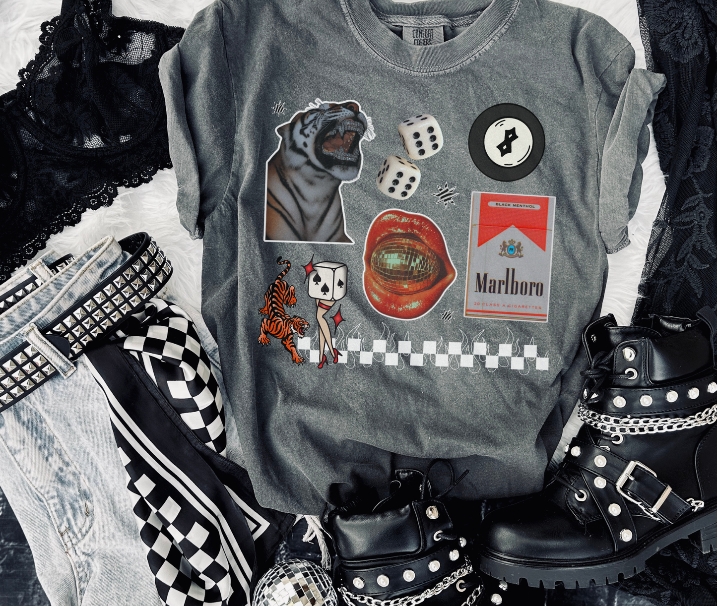 Leopard and Vice tee