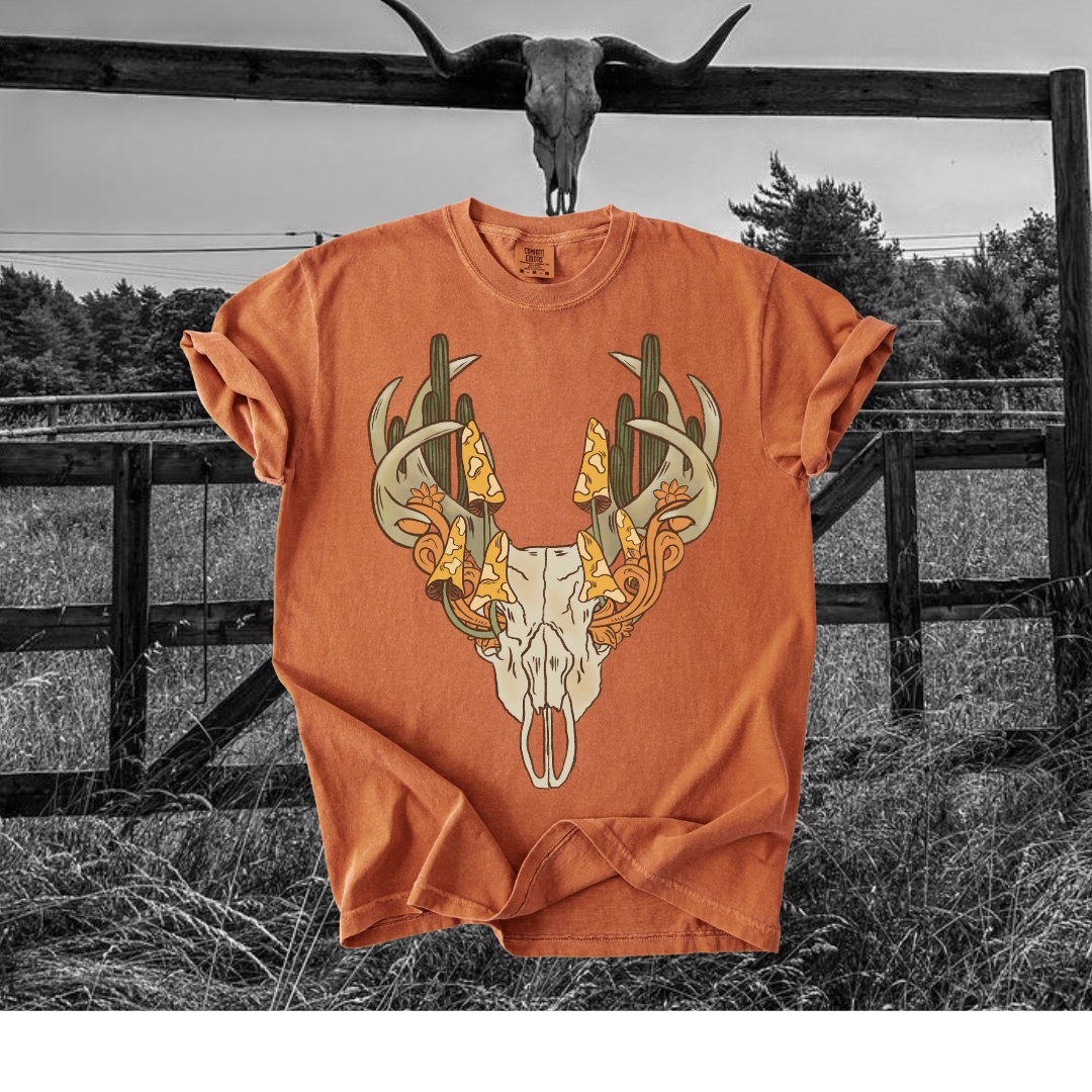 Trippy Skull tee