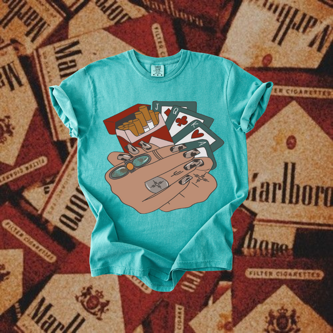 Cigs in hand tee