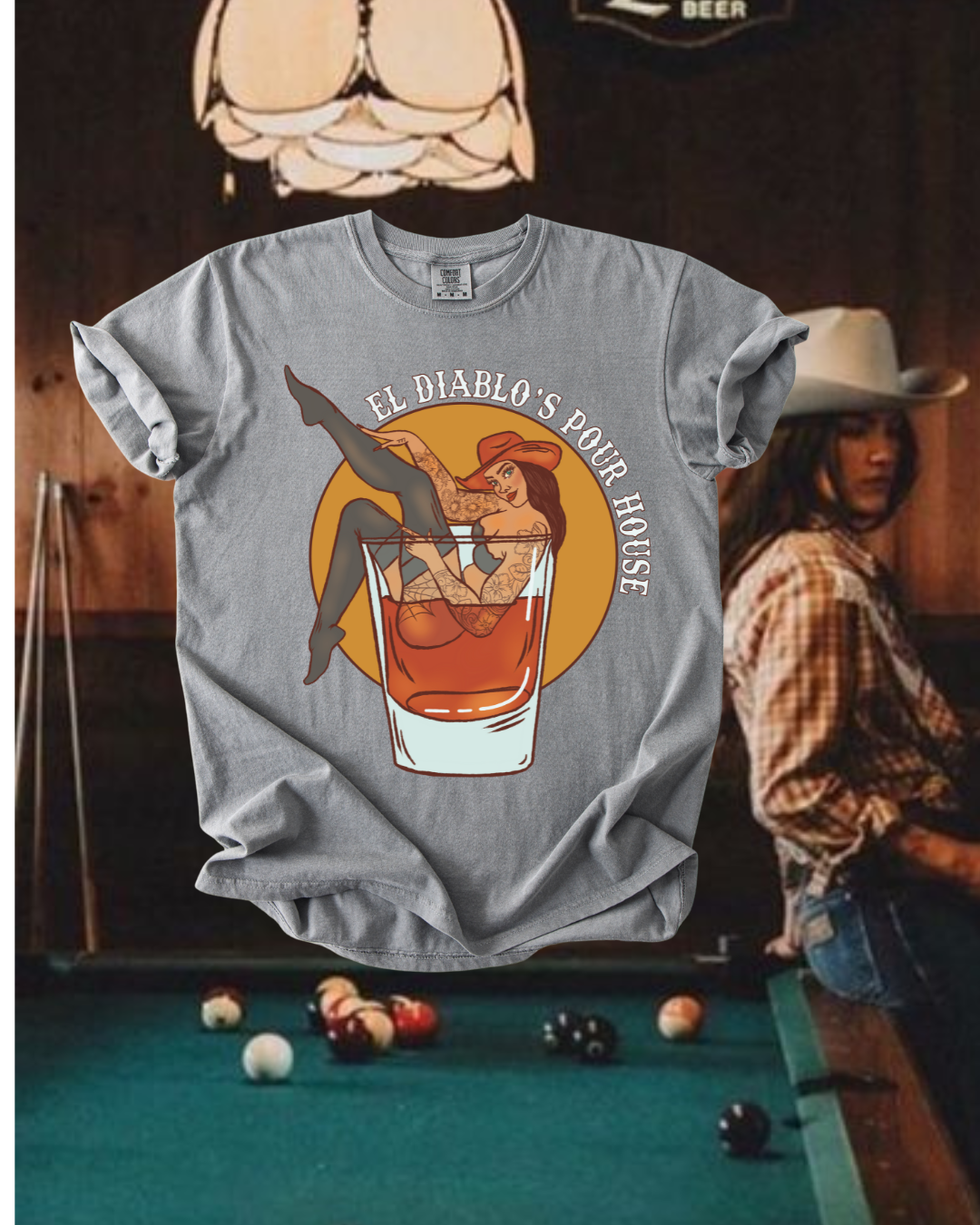 El Diablos Pour House tee