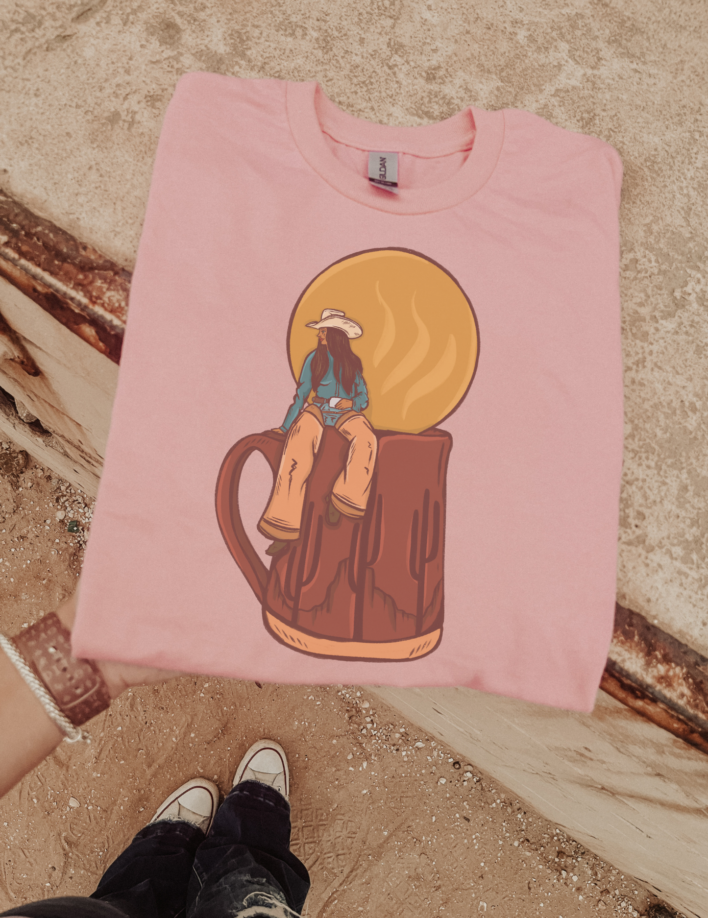 Cowgal Coffee tee