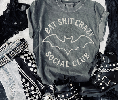 Bat Shit Crazy Social Club Tee