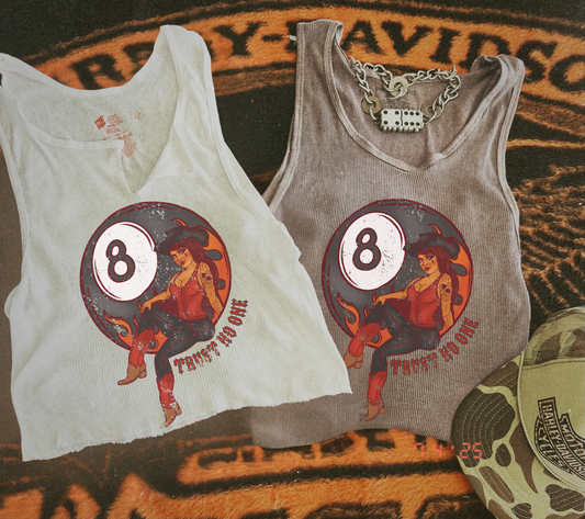 Trust No One Vintage Inspired Tank