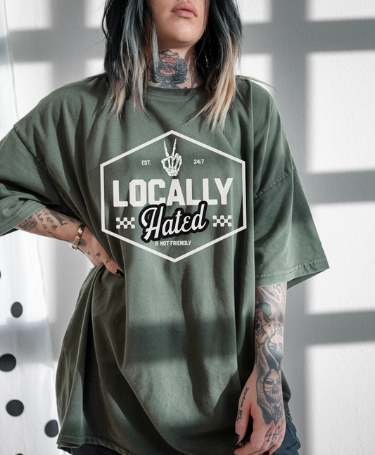 Locally Hated tee