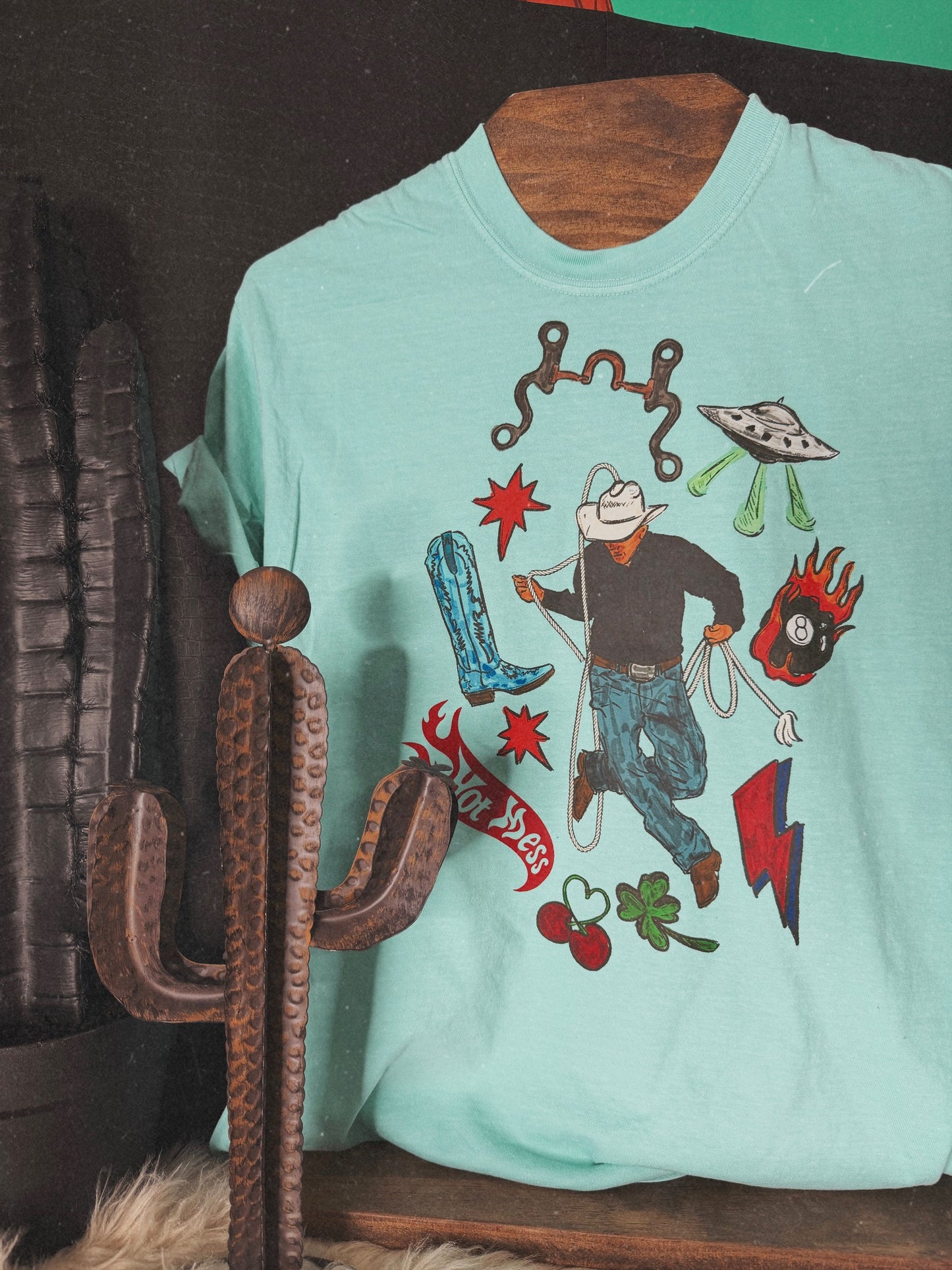 Untamed Cowboy tee