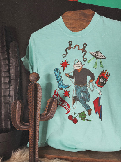 Untamed Cowboy tee