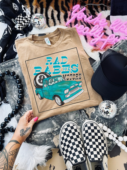 Rad Babe Motors tee