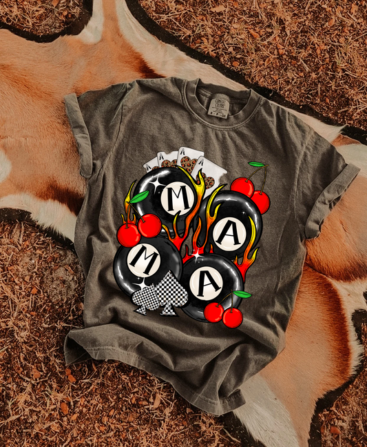 Mama 8 ball Tee