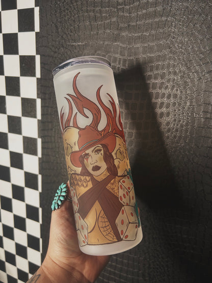 Sinner’s playground frosted Tumbler