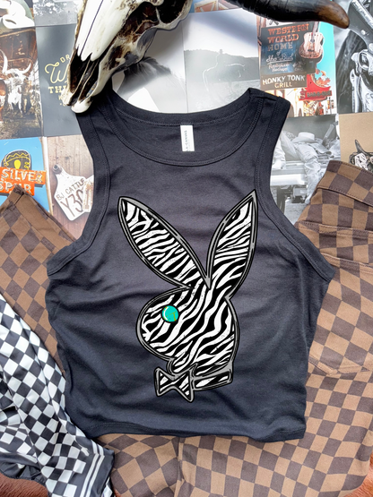 Zebra Playboy Rib Tank