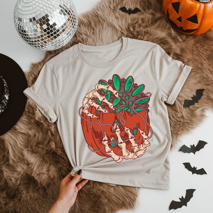 Skelly Pumpkin Tee