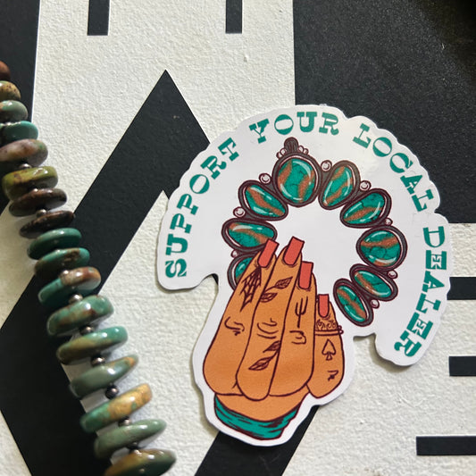 Local dealer sticker