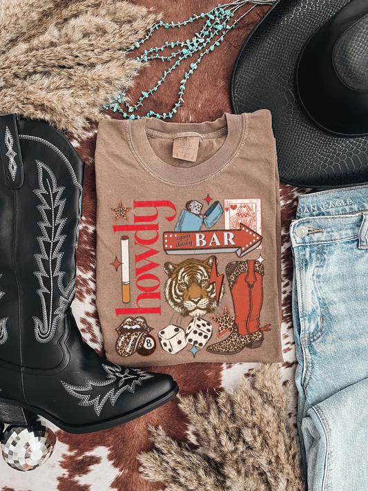 Howdy Collage Tee