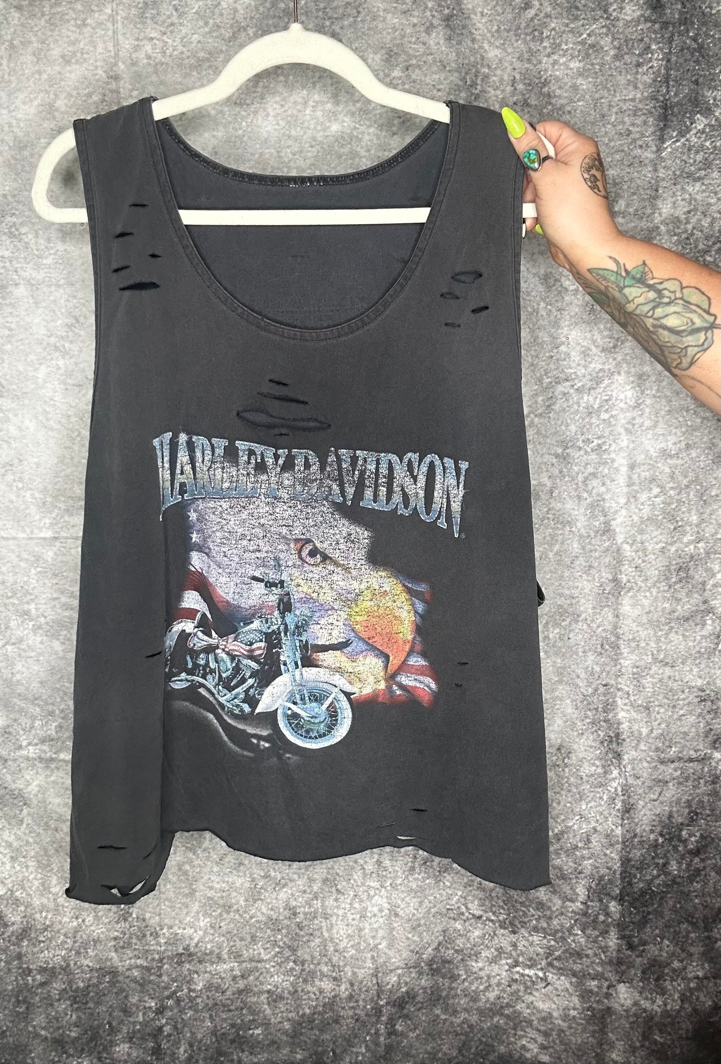Vintage 90s distressed muscle tank-size 2x