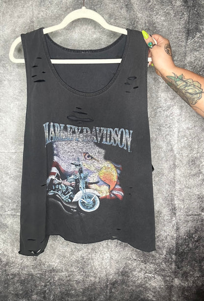 Vintage 90s distressed muscle tank-size 2x