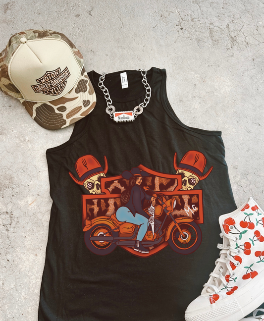 Darkside MC full length Racer Tank