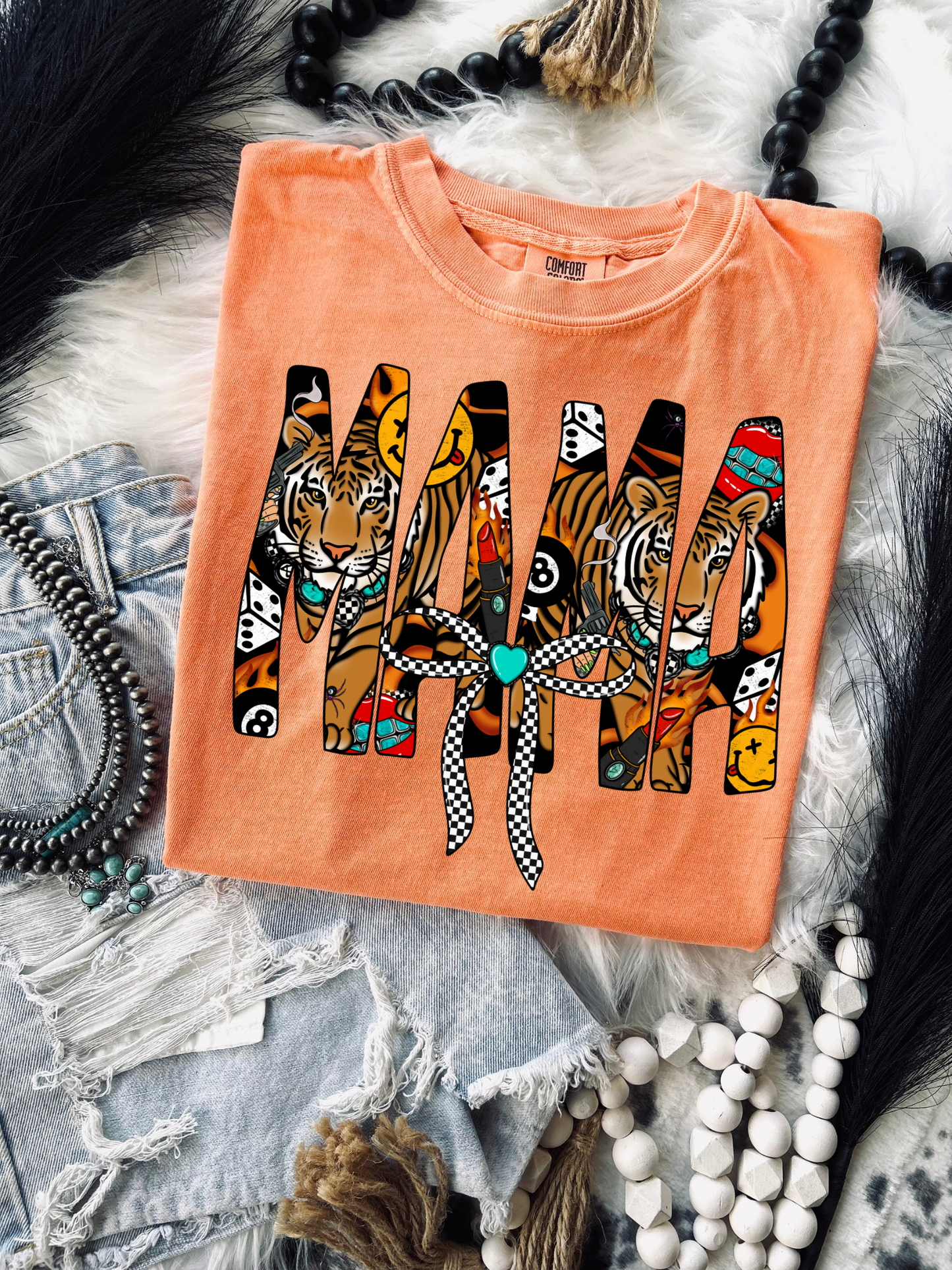 Edgy Mama Bow tee