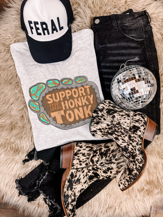 Support Local Honky Tonk Sublimation Tee