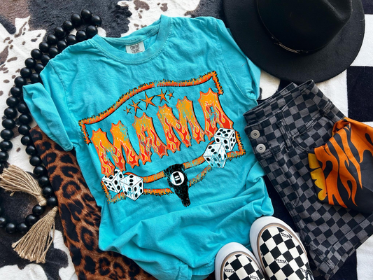 Mama bullskull Tee