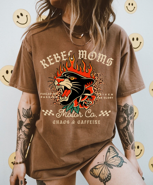 Rebel Moms Motor Co Tee