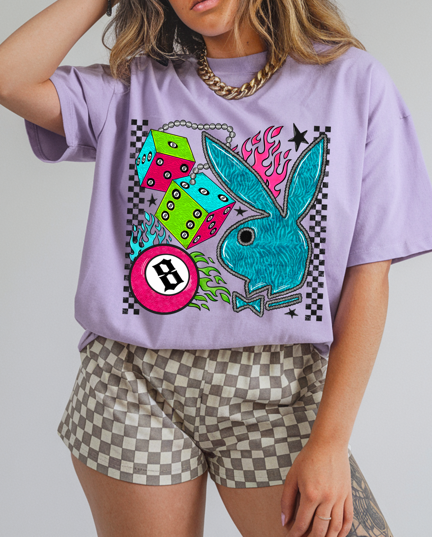 Neon Bunny tee
