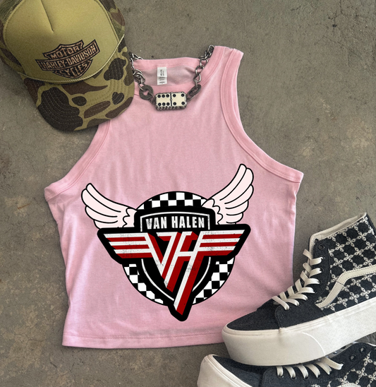 Halen Ribbed Racer Tank