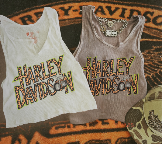 Leopard HD Vintage Inspired Tank