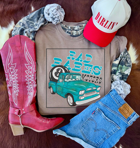 Rad Babe Motors tee