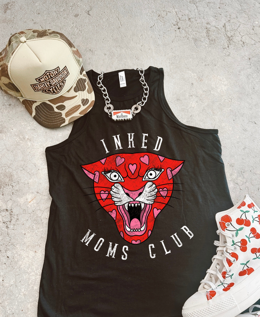 Inked moms club full length Racer Tank
