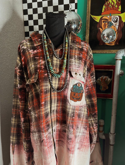 Playboy Pumpkin Flannel