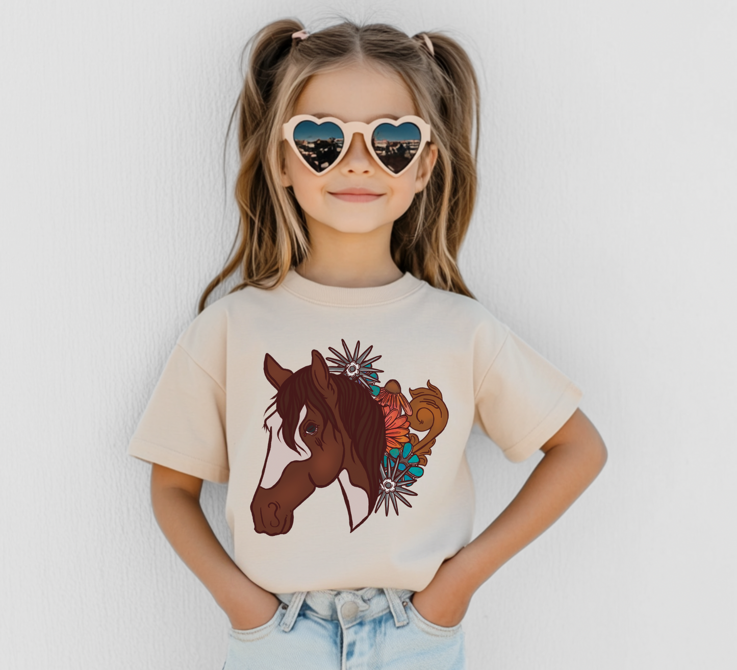 Turquoise Horse Toddler/Youth Tee