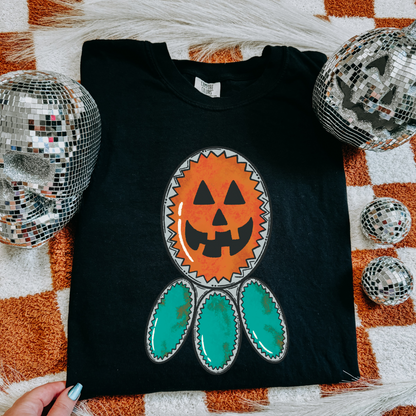 Turquoise pumpkin Tee