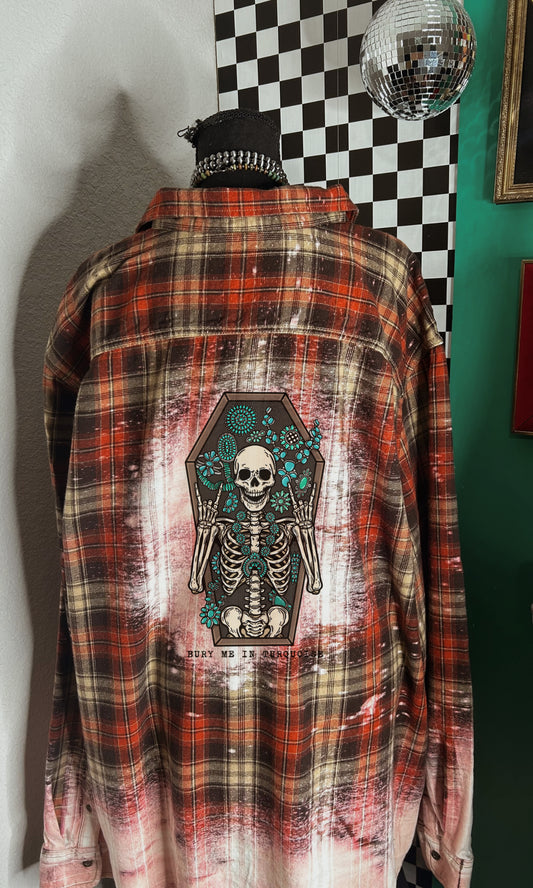 Bury me in Turq Flannel