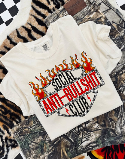 Anti-Bullshit Social Club Tee