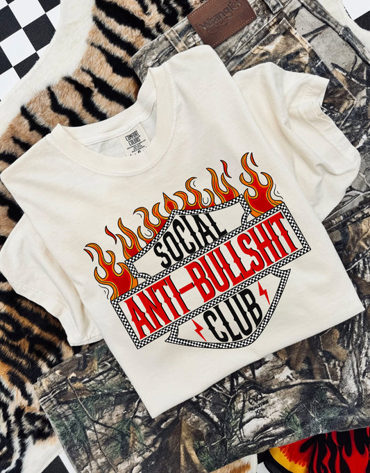 Anti-Bullshit Social Club Tee