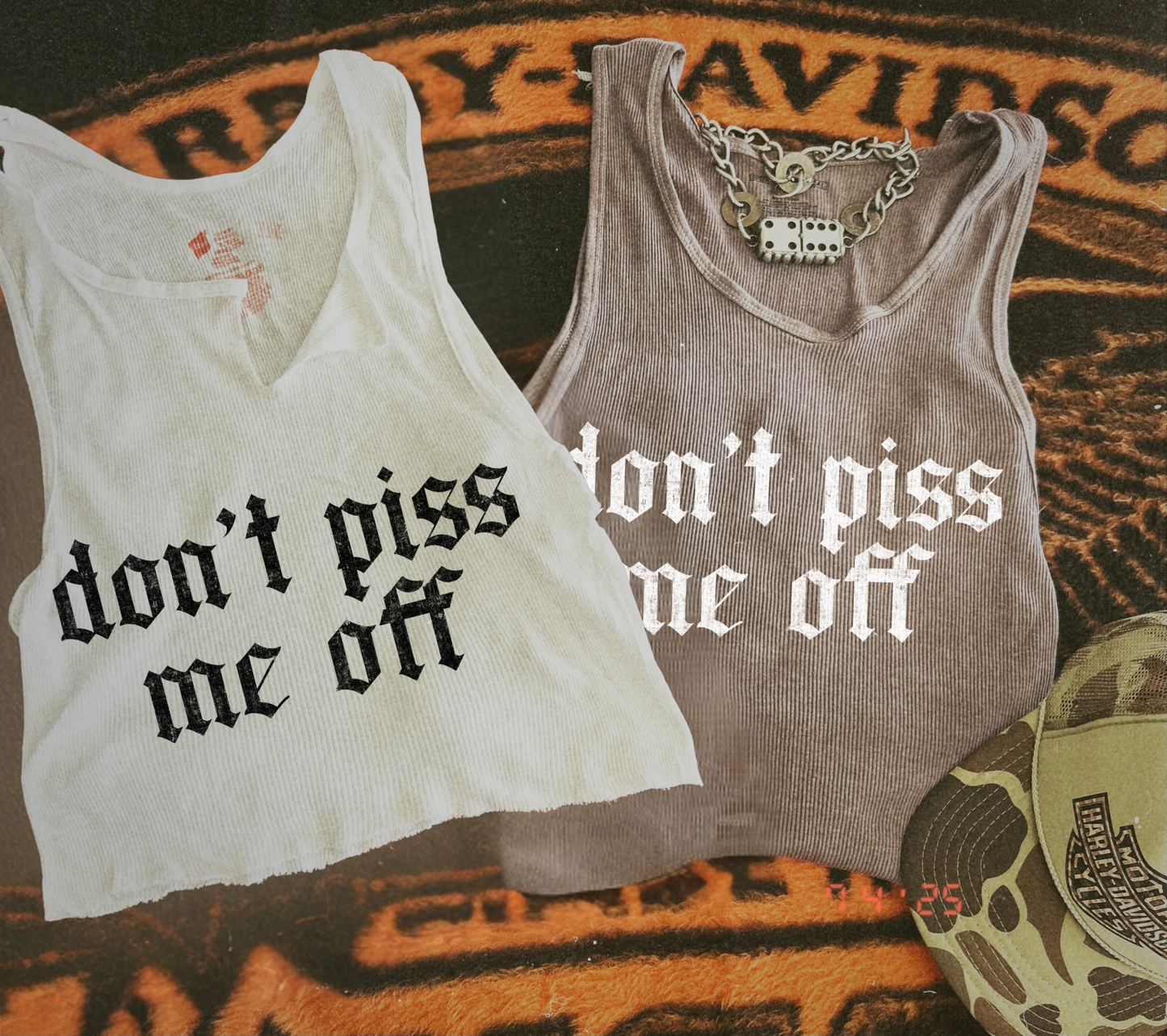 Don’t Piss Me off Vintage Inspired Tank