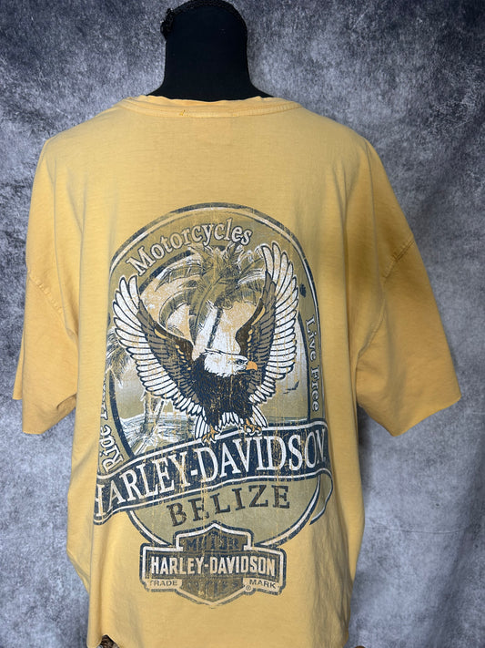 Belize Harley Davidson tee-size 2x