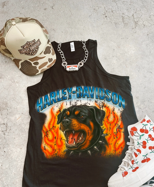 Rottweiler full length Racer Tank
