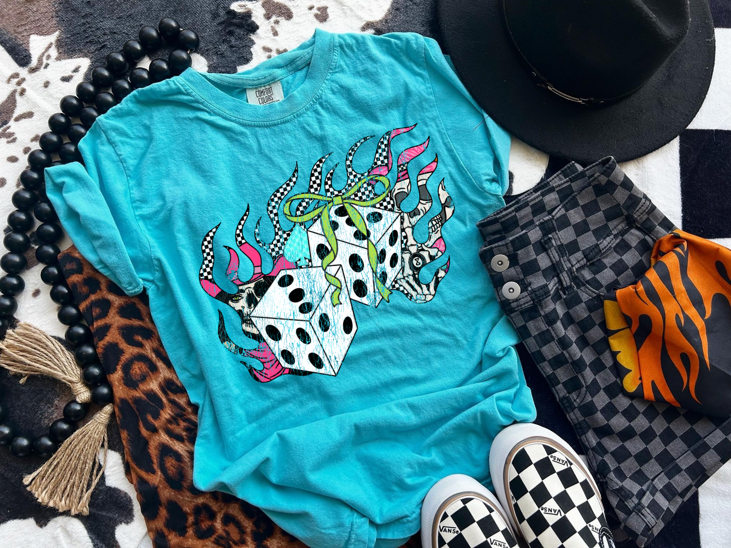 Grunge Dice Tee