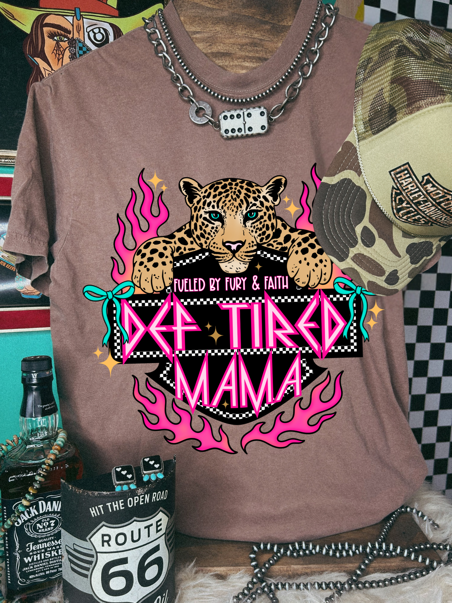 Def Tired Mama tee