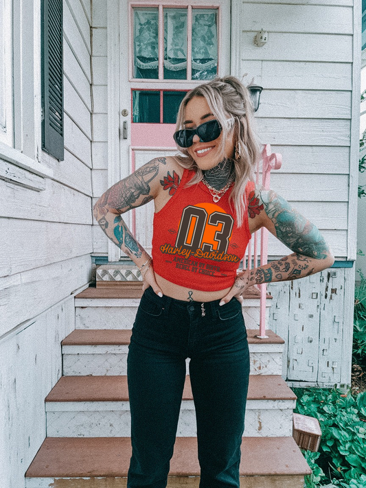 HD Ribbed Racer Tank
