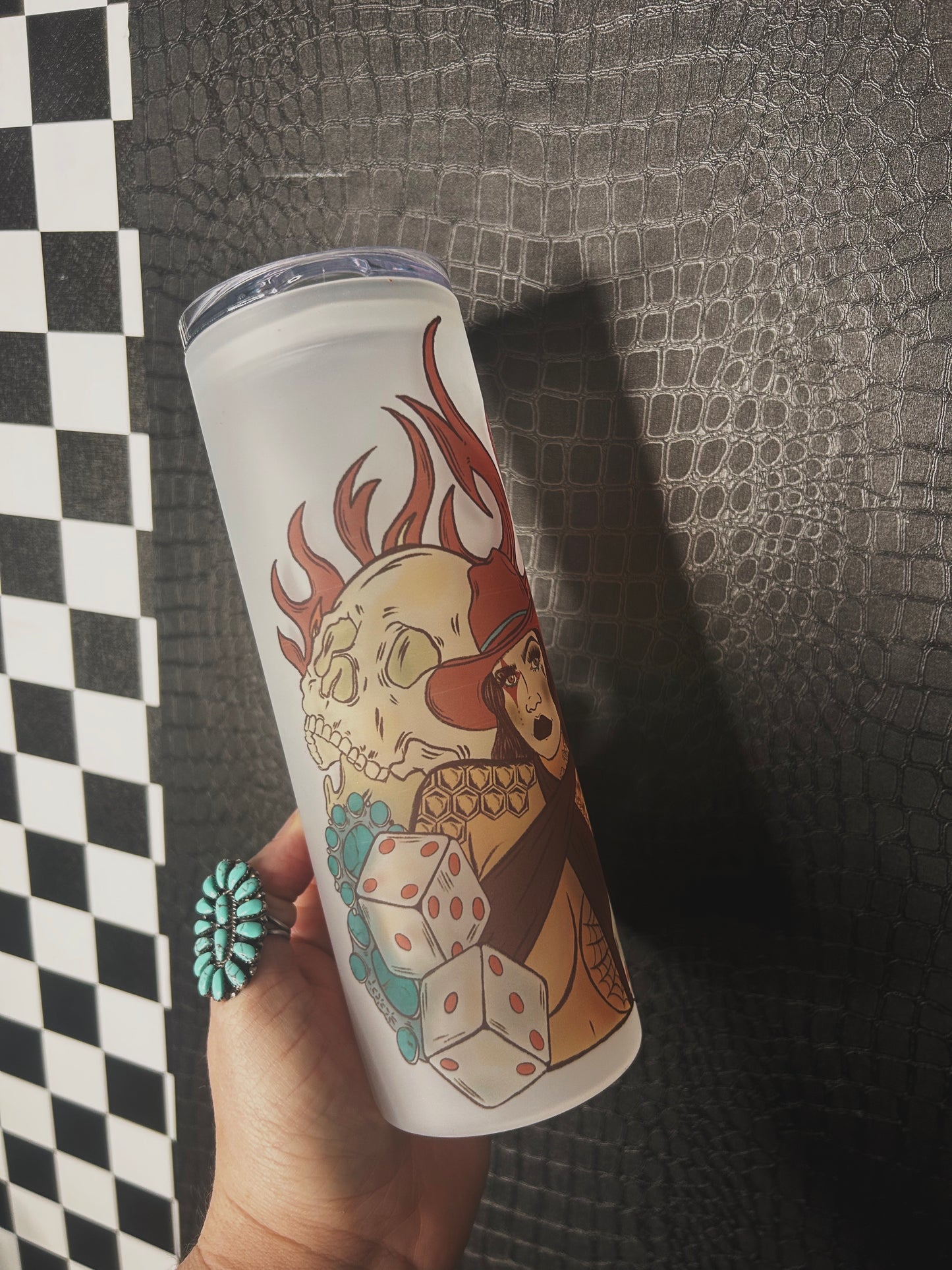 Sinner’s playground frosted Tumbler