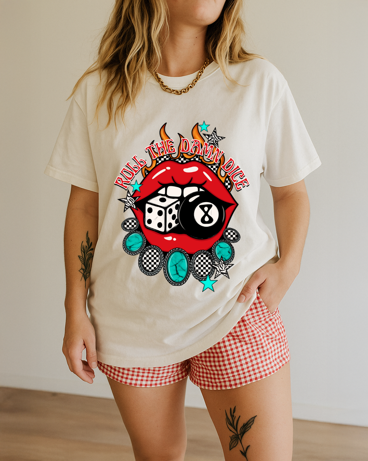 Roll the Damn Dice tee