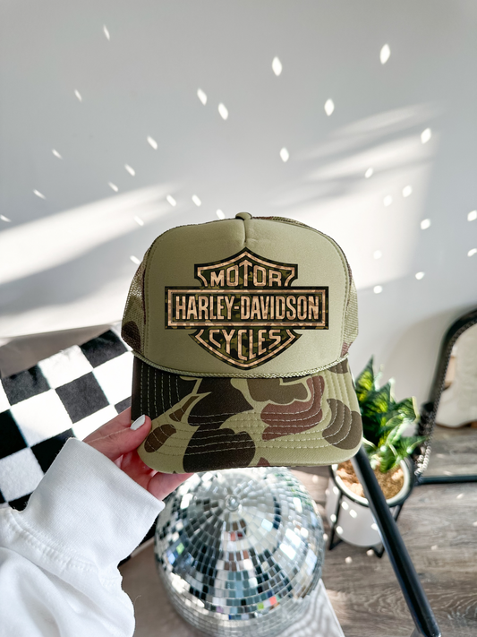 Camo Moto Hat