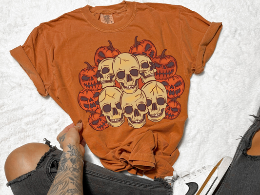 Grunge Pumpkin Tee