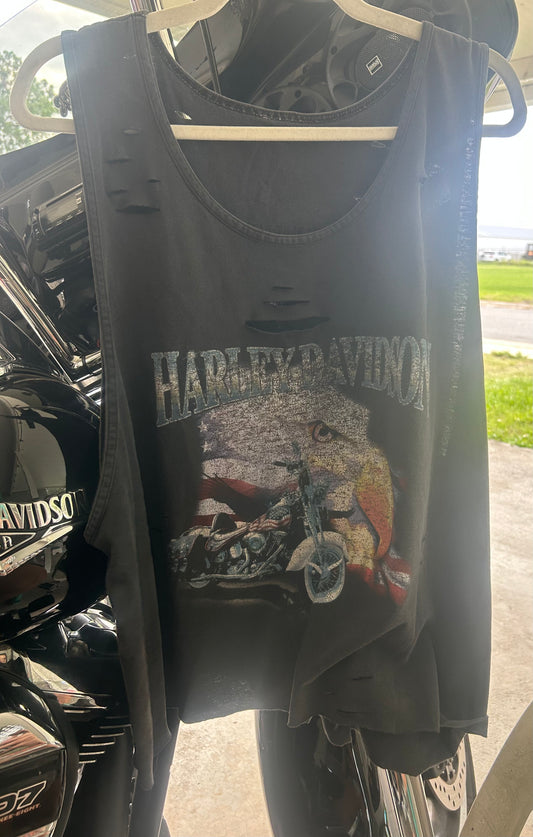 Vintage 90s distressed muscle tank-size 2x