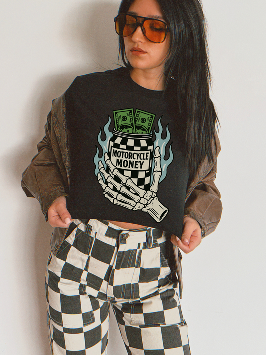 Motorcycle money tee