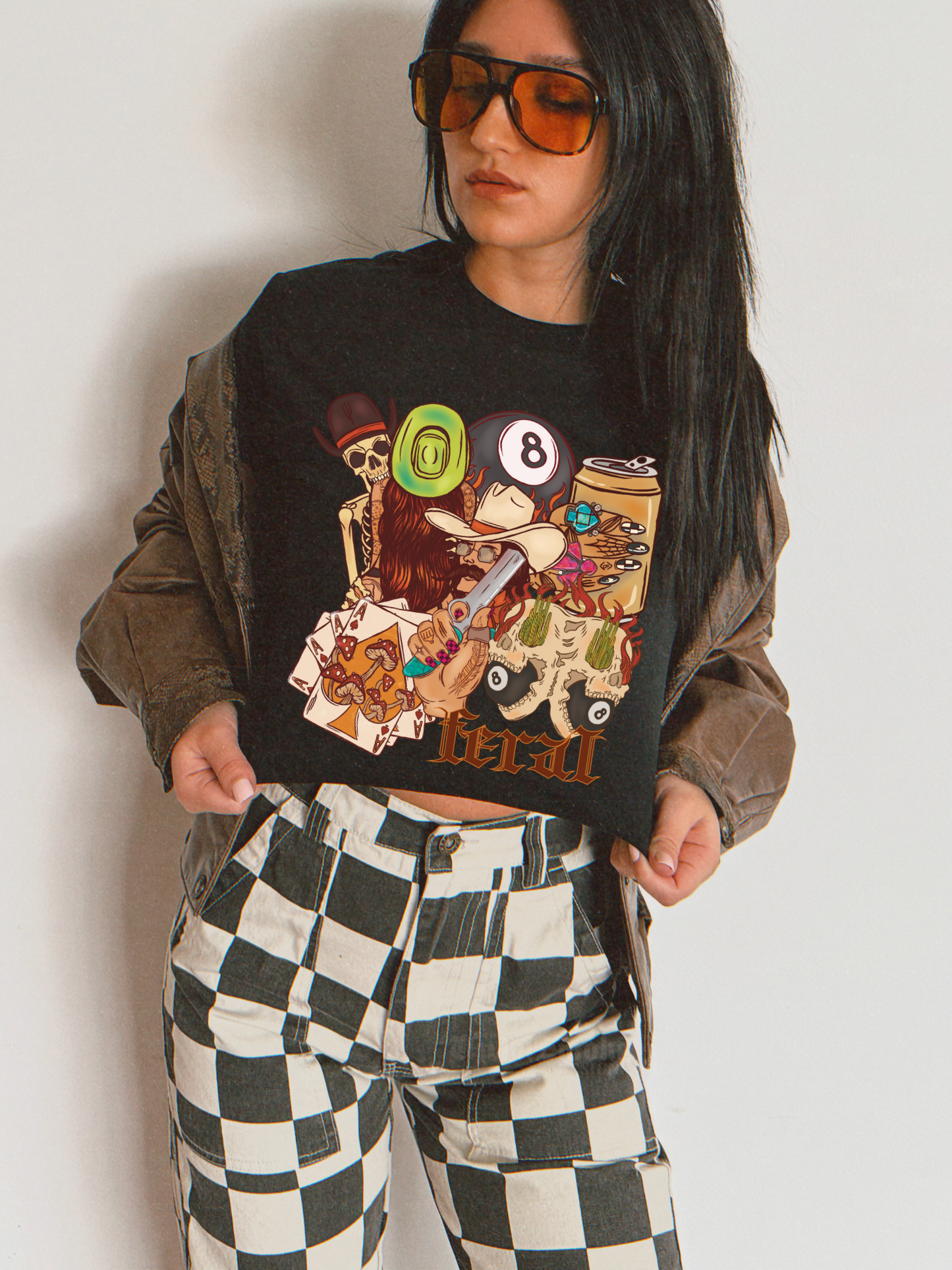Feral collage Tee